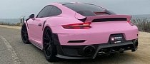 Pink Porsche 911 GT2 RS Stands Out Easily, Has Rear Wing Delete