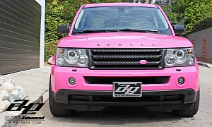 Pink Range Rover Sport by Al & Ed