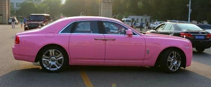 Pink Rolls-Royce