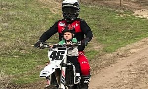 Pink Won’t Stand For Criticism of Carey Hart Riding a Dirt Bike With Their Son