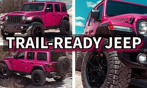 Pink Wrangler Rubicon 392 Ain't Your Typical Barbie Jeep