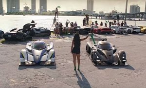 Pitbull Greenlight Music Video Has Bugatti Veyron Stretch Limo and Lots of Skin