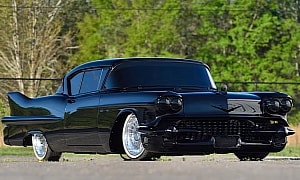 Pitch Black 1958 Cadillac DeVille Is Where Light Goes to Die