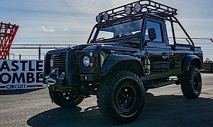 Pitch Black 1990 Land Rover Defender Is the British Solution to the Walking Dead