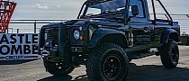 Pitch Black 1990 Land Rover Defender Is the British Solution to the Walking Dead
