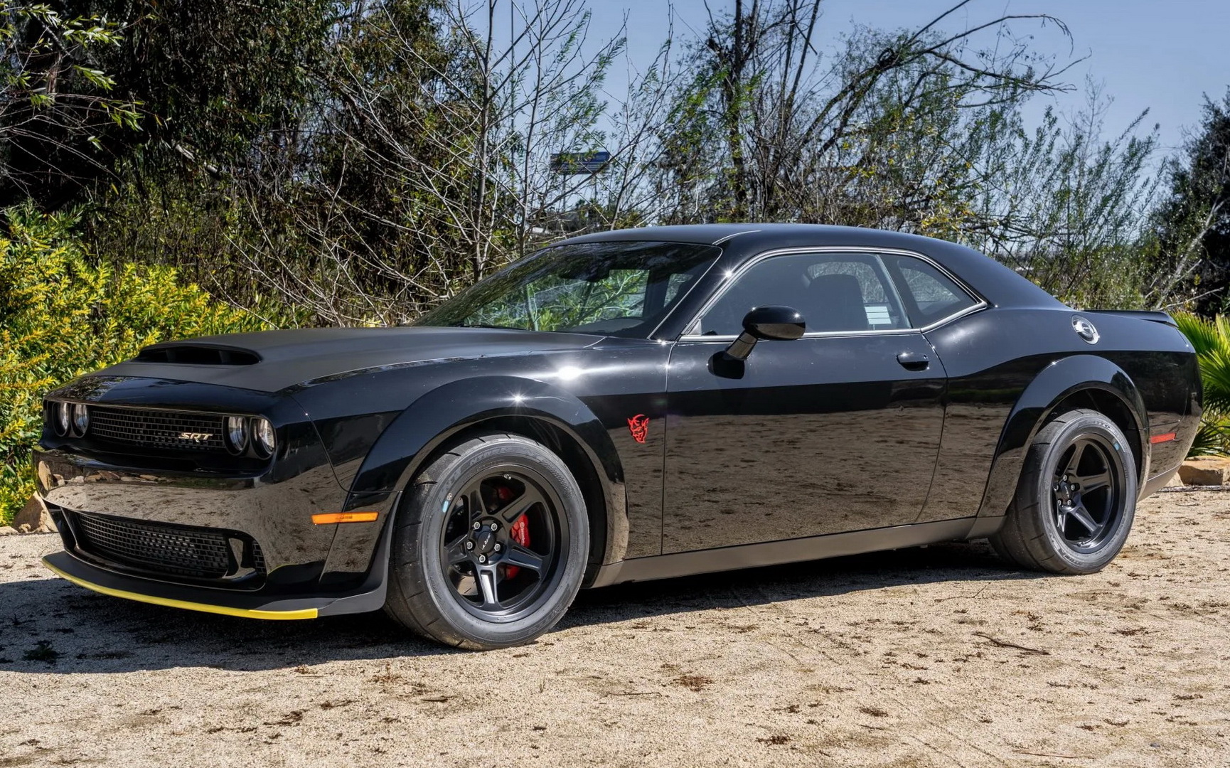 Pitch Black Dodge Challenger SRT Demon Looks Like Something out of KITT's  Nightmares - autoevolution