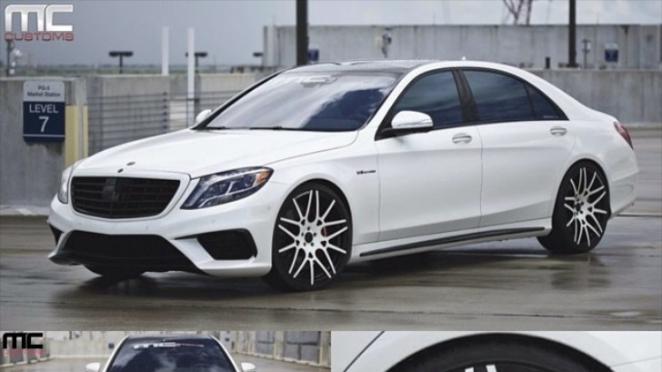Francisco Liriano Gets His Mercedes S63 to The Shop