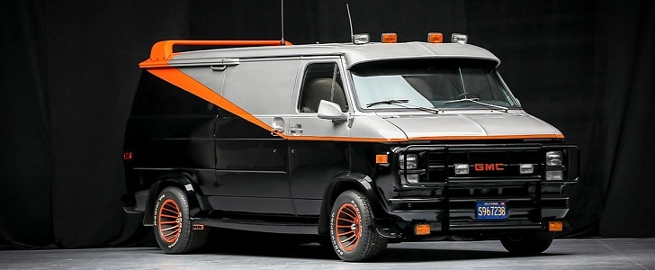 1979 Chevrolet G-Series modified to look like the GMC A-Team van and used for official promotional duties, is about to hit the auction block 
