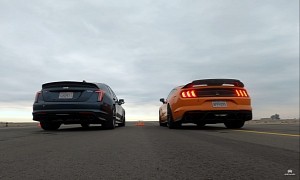 Place Your Bets: Ford Mustang Shelby GT500 Races Cadillac CT5-V Blackwing