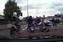Plain-Clothes Cops on Scrambler Bikes Spectacularly Intercept Moped Thieves