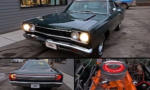Plain-Looking 1968 Plymouth Road Runner Hides an Unexpected Surprise Under the Hood