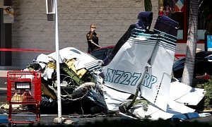 Plane Crashes in California Parking Lot, Killing 5