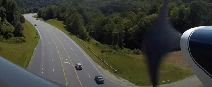 Plane Makes Emergency Landing on a North Carolina Highway and the Pilot Deserves Applause