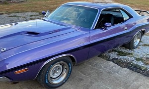 Plum Crazy 1970 Dodge Challenger HEMI Looks Like a Six-Figure Gem, but There's a Catch