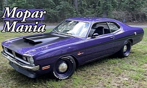 Plum Crazy 1971 Dodge Demon Ditches Factory 340 ci V8 for Something a Little More Pliable