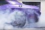 Plum Crazy Dodge Challenger Hellcat Does Monster Burnout