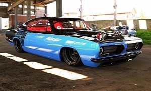 Plymouth Barracuda "Boost Bomb" Looks Intense in Quick Rendering