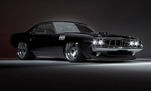 Plymouth Barracuda "Deep Devil" Looks Like a Classic Monster in Sharp Rendering