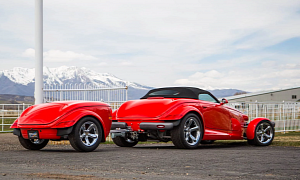Plymouth Prowler With 134 Miles And Matching Trailer Hits The Auction Block