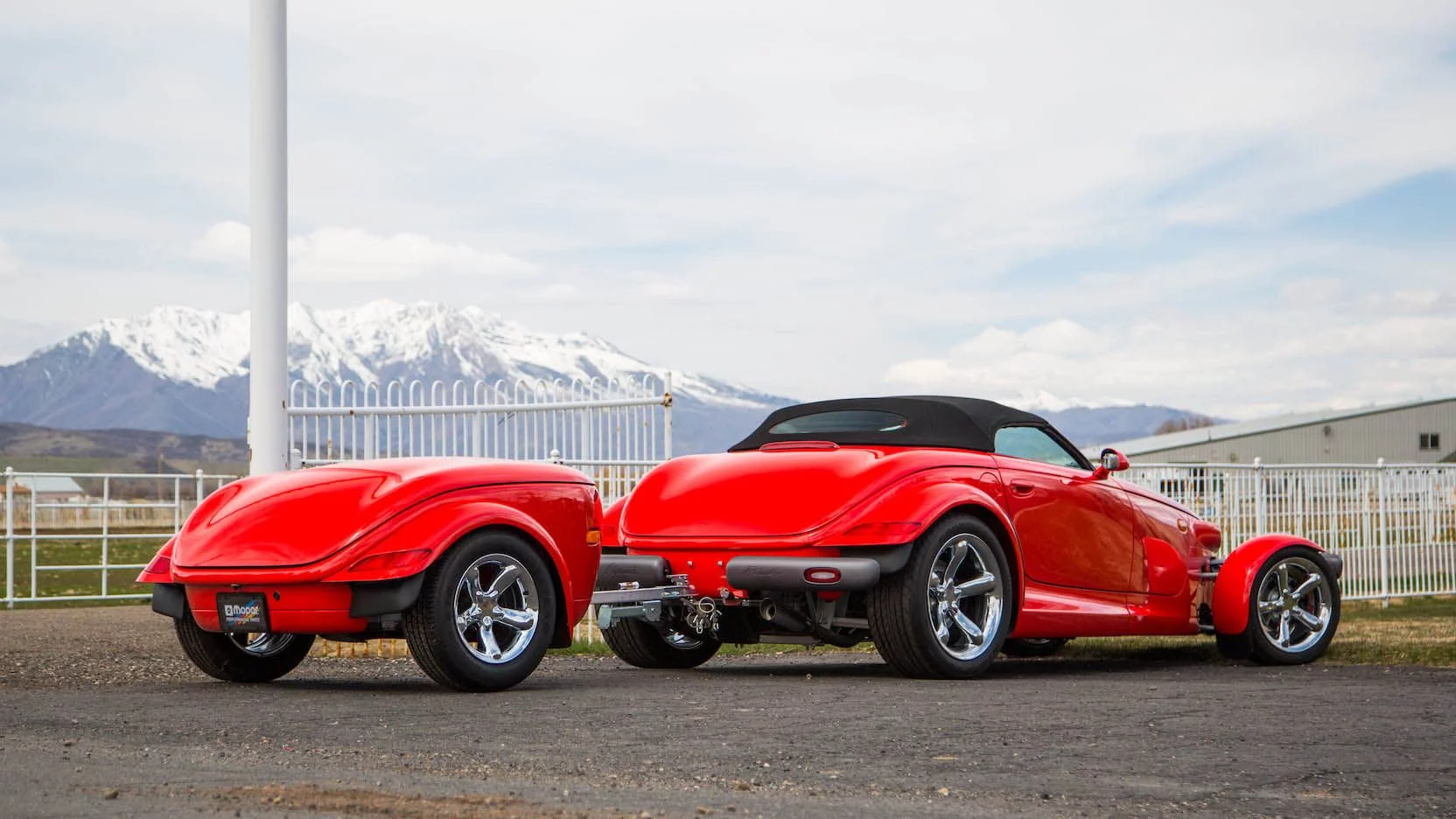 Plymouth Prowler With 134 Miles And Matching Trailer Hits The Auction Block Autoevolution