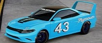 Plymouth Superbird "Petty Blue" Rendering Is a Charger-Based Tribute