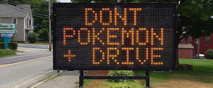 Pokemon Go Road Sign