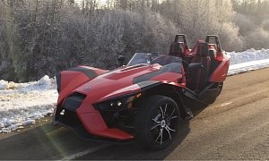 Polaris Slingshot in Winter – Does It Carve or Does It Drift?