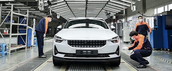 Polestar 2 production begins in China
