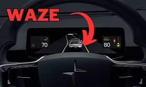 Polestar Could One Day Show Waze Navigation on the Driver's Screen