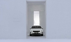 Polestar Opens Unique Cube-Shaped Showroom Made Entirely Out of Snow in Finland