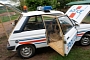 Police Car Becomes Chicken Coop - French Art
