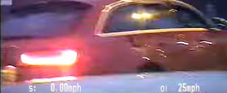 Bank Robbers Escaping Police in Audi RS6 Includes Failed PIT Maneuver
