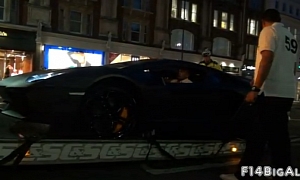 Police Impounds Arab Aventador in London