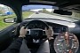 “Police Interceptor” Dodge Charger Takes to the Autobahn, Tiny VW Up! Is Unfazed