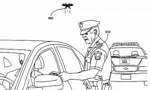 Police Officers with Tiny Drone Assistants in Amazon's Version of the Future