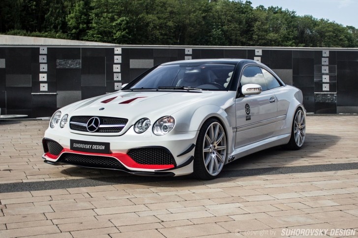 Polish Wide Body Kit Mercedes-Benz CL Features Side Exhausts