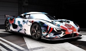 “Pomegranate” Koenigsegg Agera RS Becomes World's Quickest Art Car for a Good Cause