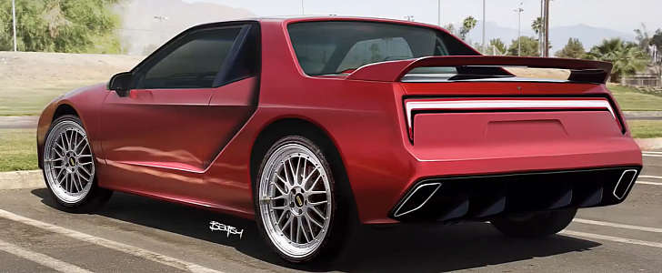 Pontiac Fiero Gets Modernized for 2021, Looks Like the Toyota MR-2