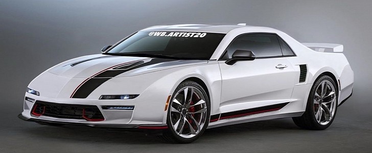 Pontiac Fiero Gets Modernized Rendering, Mid-Engined Sports Car Looks Blocky
