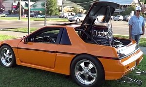 Pontiac Fiero with a Supercharged V8 Is Seriously Cool