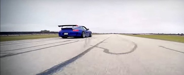 Pontiac GTO vs Porsche 911 GT3 RS track play