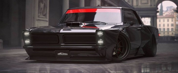 Pontiac GTO widebody rendering