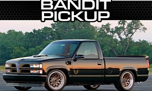 Pontiac Truck Digitally Keeps the Cool Bandit Trans Am Vibes and 454 SS Oomph