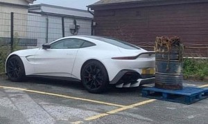 Poor Aston Martin V8 Vantage Assaulted With Dead Fish, Pays for Owner’s Sins