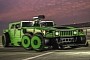 “Poor Man's Green” Blown Hummer Gets Down to Business, F1 Six-Wheeler Style