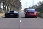 Poorly Staged Aventador Vs. Model S Drag Race Is Saved by the Lambo's Rev Sounds