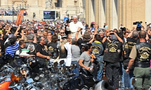 Pope Francis Auctions His New Harley-Davidson for Homeless Charity