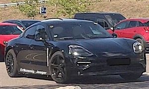 Porsche Taycan Looks Svelte in Traffic, Gets Closer to Production
