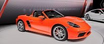 Porsche 718 Boxster Is the Opposite of the 911 R in Geneva