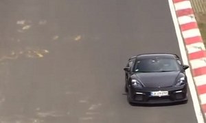 Porsche 718 Cayman GT4 Hits Nurburgring, Sounds More Muted?